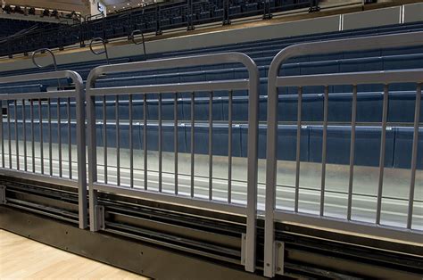 Custom Rails On Versatract 12 6600 Telescoping Stands And Bleachers