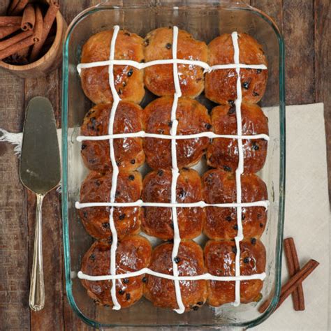 Sourdough Hot Cross Buns The Salty Cooker Flavorful Simple Recipes For Everyday Cooking