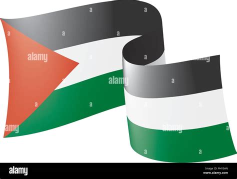 Palestine Flag Vector Illustration On A White Background Stock Vector Image And Art Alamy