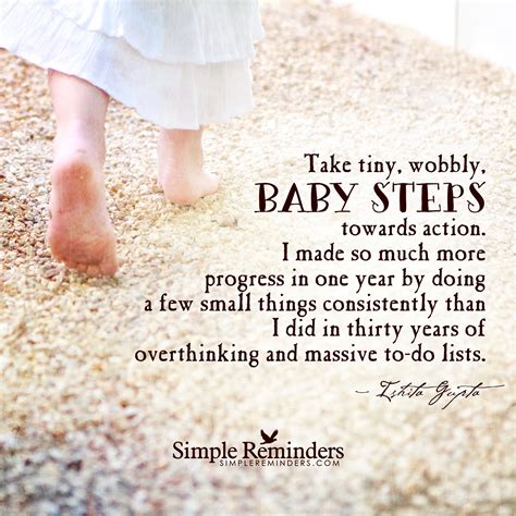 Taking Baby Steps Quotes. QuotesGram