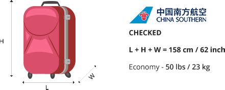 China Southern Airline Baggage Allowance Luggagetoship