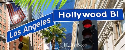 Hollywood Street Sign Wallpaper Mural by Magic Murals