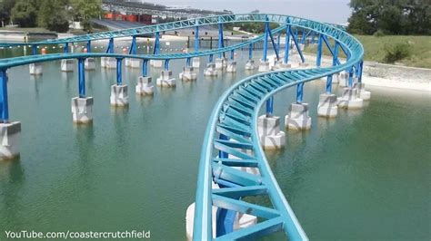 Wave Breaker The Rescue Coaster Front Row Hd Pov Seaworld San