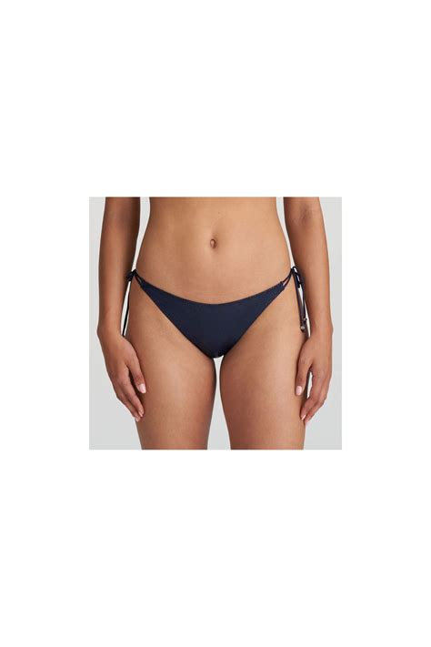 Bikini Azul Marino Braga Lazos Unas Con Descuentos Bikini Azul