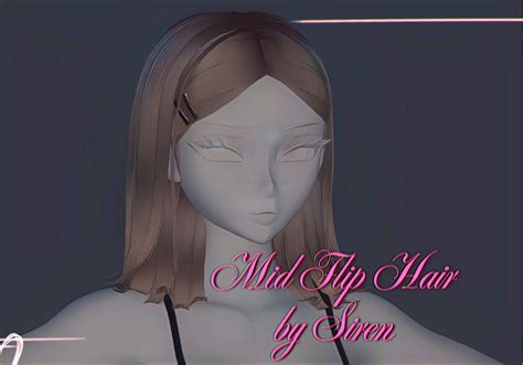 Mid Flip Hair Vrmodels 3d Models For Vr Ar And Cg Projects