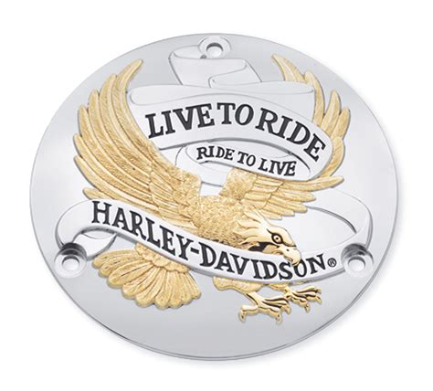 Live To Ride Derby Cover 25391 90T Harley Davidson UK