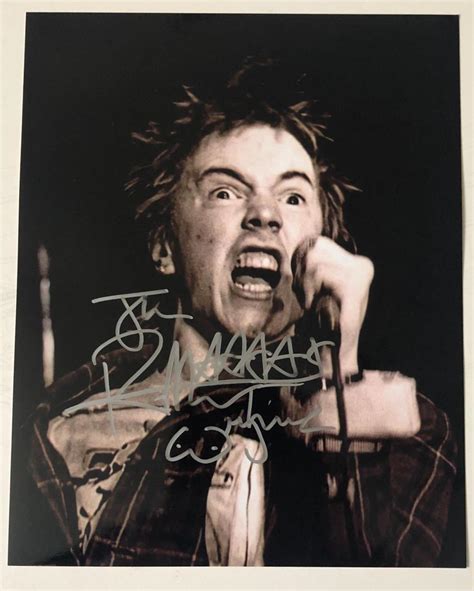 Sold Price Johnny Rotten The Sex Pistols Signed X Photograph