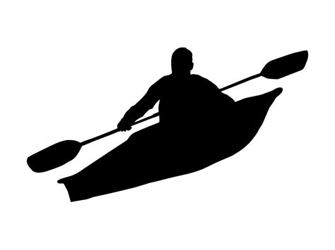 Kayaking Silhouette Svg Kayaking SVG Kayaking Clipart Etsy