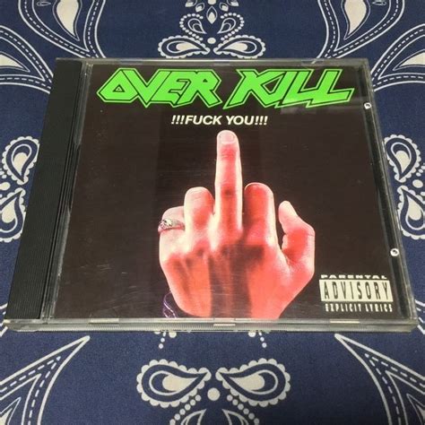 【やや傷や汚れあり】オリジナル【overkill Fuck You オーヴァーキル】carol1345 2 スラッシュ Thrash 1990年盤の落札情報詳細 ヤフオク落札