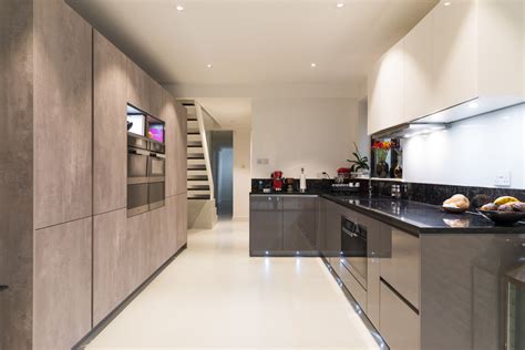 Open Plan Kitchen Installation Contemporary Kitchen London By