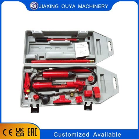 10 Ton Hydraulic Porta Power Jack Auto Body Frame Repair Kit