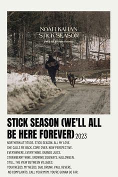 noah kahan's stick season album aesthetic - music poster | Music poster ...