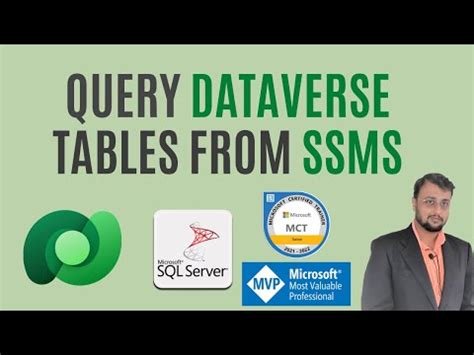 How To Open Dataverse Table To Ssms Power Platform Trainings