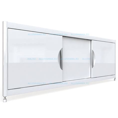 Экран под ванну Emmy Малибу 170 см белый купить в Москве по низкой цене ...