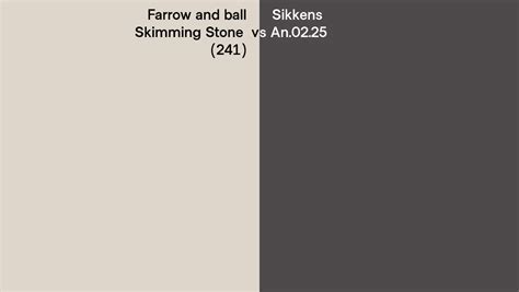 Farrow And Ball Skimming Stone 241 Vs Sikkens An 02 25 Side By Side