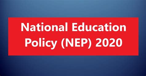 National Education Policy Nep 2020 Key Points Inside