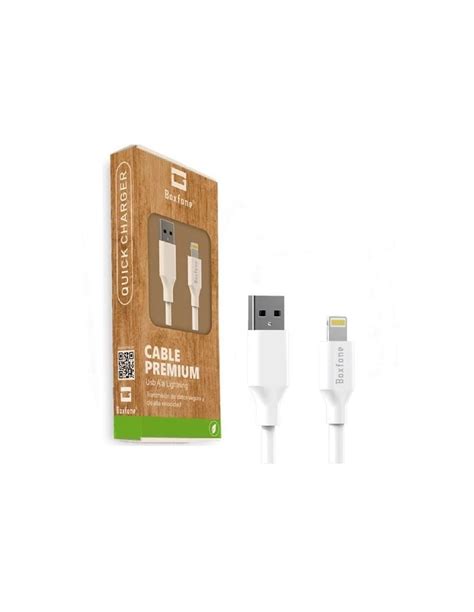 Cable Boxfone Usb Macho Lightning Macho M White