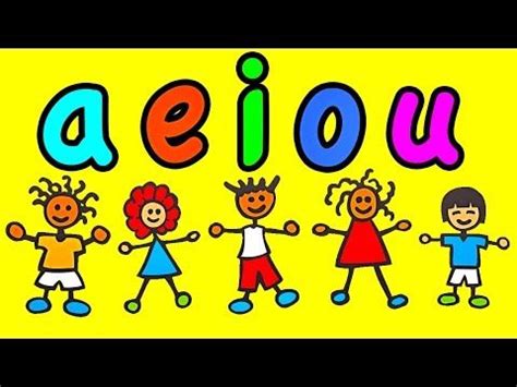 Recursos Escolares Vocales Con Dibujos A E I O U Tama O Carta Listo