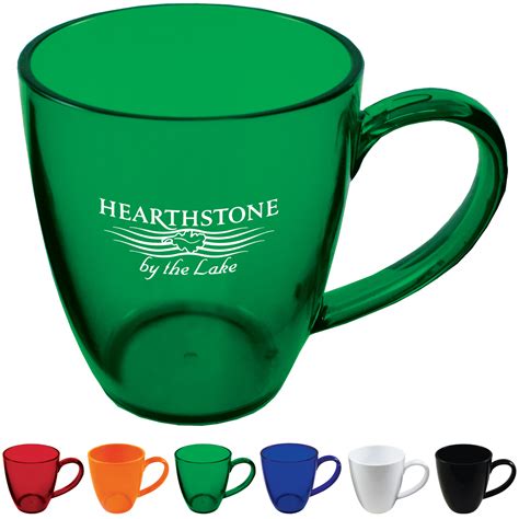 14oz Plastic Bistro Coffee Mug With Handle Cmb14 Howw Promotional