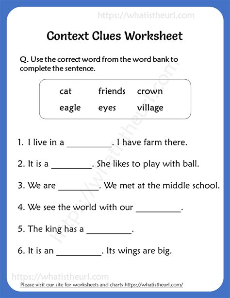 Context Clues Practice Rd Grade