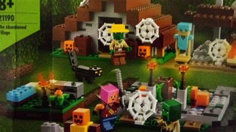 Лего маинкрафт заброшеная деревня 21190 #лего #21190 #lego # ...