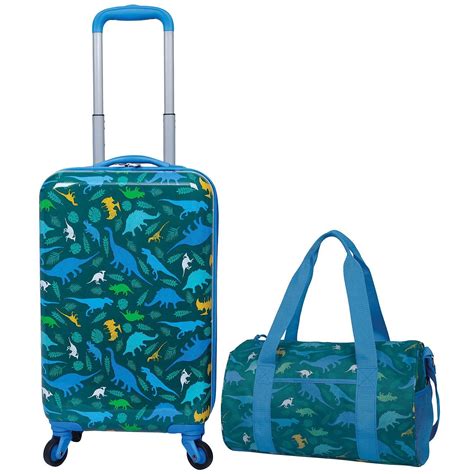 This Kids 2 Piece Luggage 2 Piece Kids Luggage Travel Set Dino