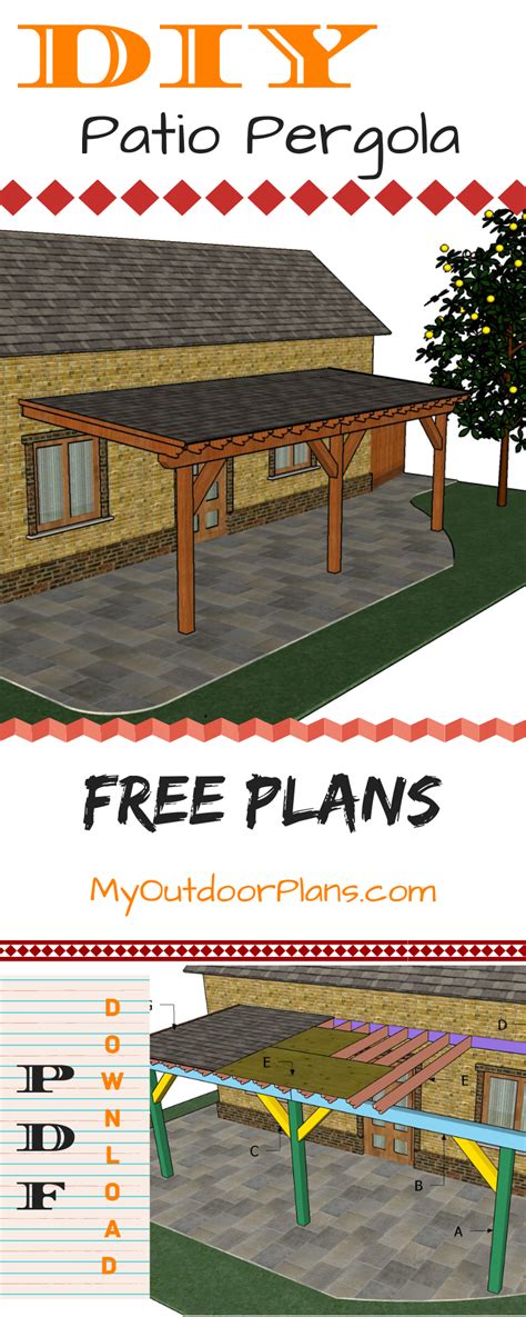 Patio Cover - Free DIY Plans | HowToSpecialist - How to Build, Step by Step DIY Plans