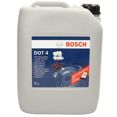Купить Тормозная жидкость Bosch LV DOT-4 5 литров. код 1987479108 по ...