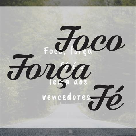 Frase Com A Palavra Floco - Placa Aplique Palavra Foco Força e Fé Recorte MDF 3mm Artesanato Preto ...