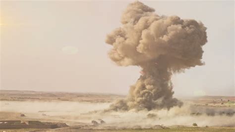 beautifully rendered view detonating nuclear bomb Stock Footage Video (100% Royalty-free ...