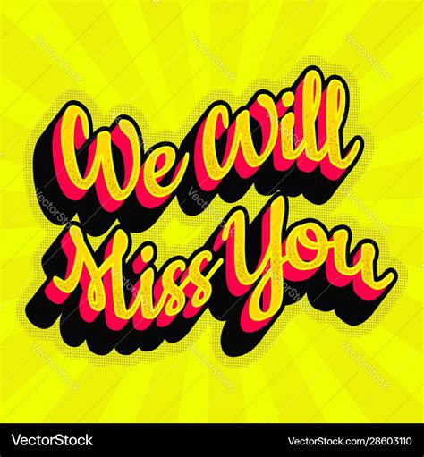 We Will Miss You Banner Printable