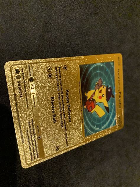 Special Delivery Pikachu Swsh Promo Gold Foil Custom Card Values Mavin