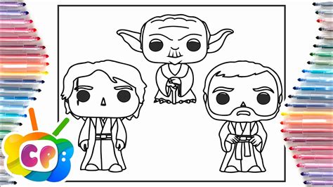 Star Wars Coloring Page Funko Pop Obi Wan Kenobi Johnning What The Hell Oblvyn Remix [ncs