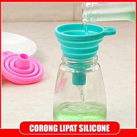 Jual Corong Lipat Silicon Corong Minyak Corong Collapsible Mini