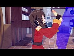 Konosuba Hentai Megumin Hard Sex Handjob Blowjob And Fucked Japanese Asian Manga Anime