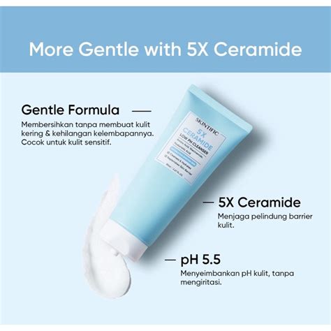 Jual Feliz Skintific 5x Ceramide Low Ph Cleanser 80ml Shopee Indonesia