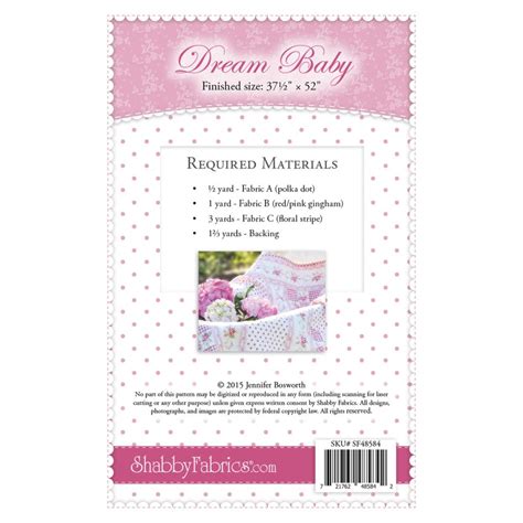 Shabby Fabrics Dream Baby Quilt Pattern Suki Loves To Sew