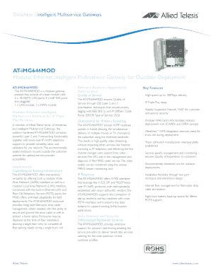 Fillable Online Datasheet Intelligent Multiservice Gateways Fax Email