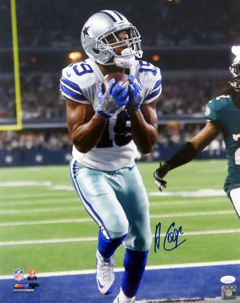 Amari Cooper Autographed Signed 16x20 Photo Dallas Cowboys Jsa 144632