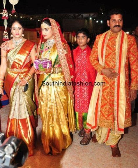 Revanth Reddy Daughter Nymisha Reddy's Wedding – South India Fashion