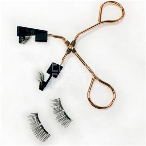 Custom Glue Free 8D Quantum Magnetic Eyelash With Curler Set Reusable