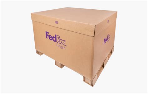 Fedex Boxes Png Fedex Freight Box Transparent Png Kindpng