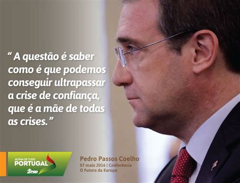 Pedro Passos Coelho Presidente Do Partido Social Democrata Na