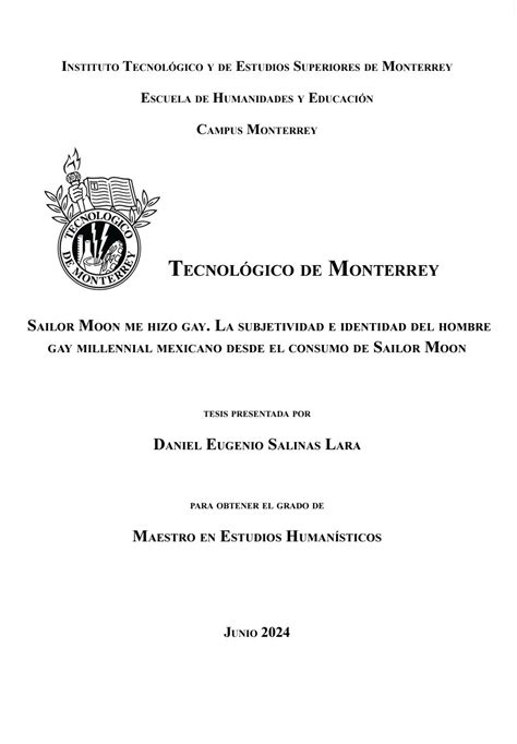 Tesis Sailor Moon me hizo gay todo sobre la investigación Noro