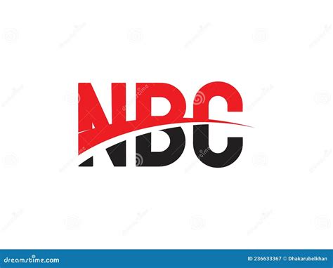 Nbc Letter Initial Logo Design Vector Illustration Stock Vector Illustration Of Black Ligh