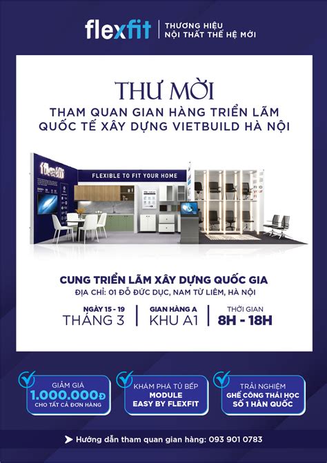 Thư mời tham quan gian hàng triển lãm Vietbuild Hà Nội 2023