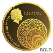 2022 1 10 Oz Tokelau Magnum Opus Prooflike Gold Coin BOLD Pecious Metals