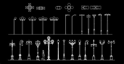 Descargar Postes De Luz Farolas Para Autocad