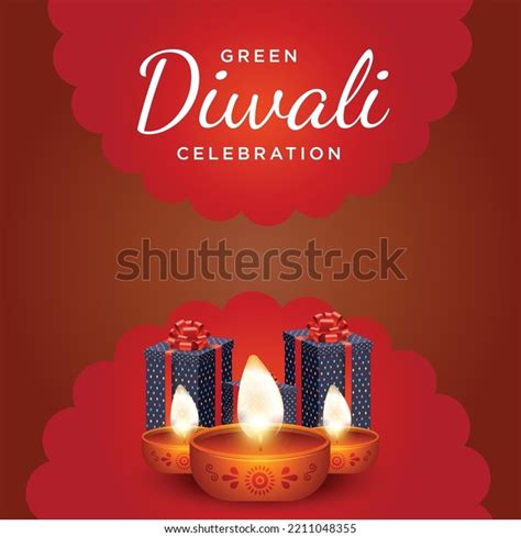 Beautiful Happy Diwali Indian Festival Banner Stock Vector Royalty