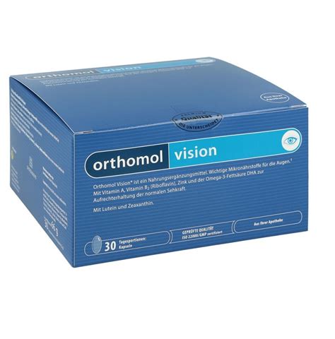 Orthomol Vision Kapseln Stk Ab Preisvergleich Bei Idealo De